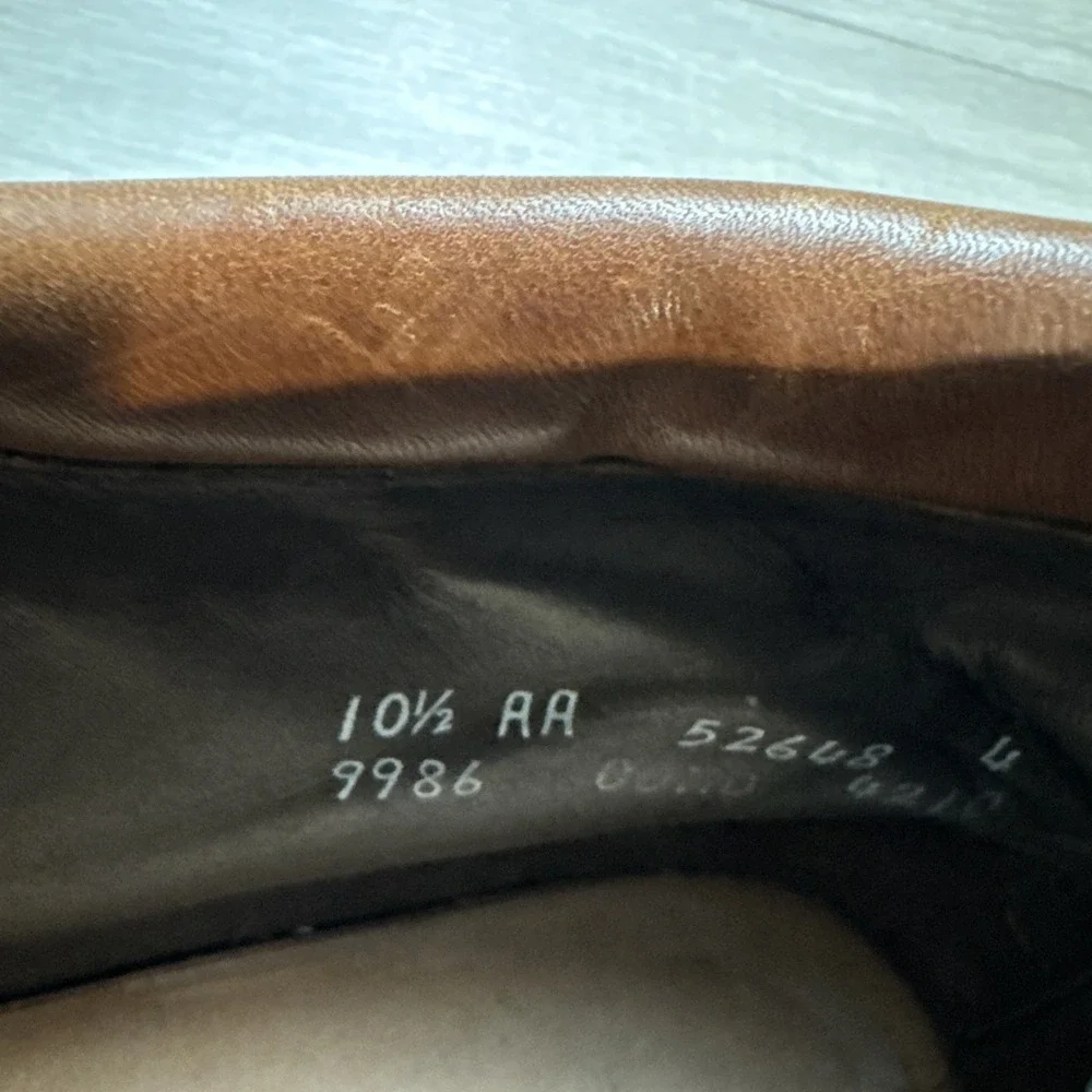 ALLEN EDMONDS RAINIER Boots Men 10 AA Monk Strap Leather Adjustable Mahogany